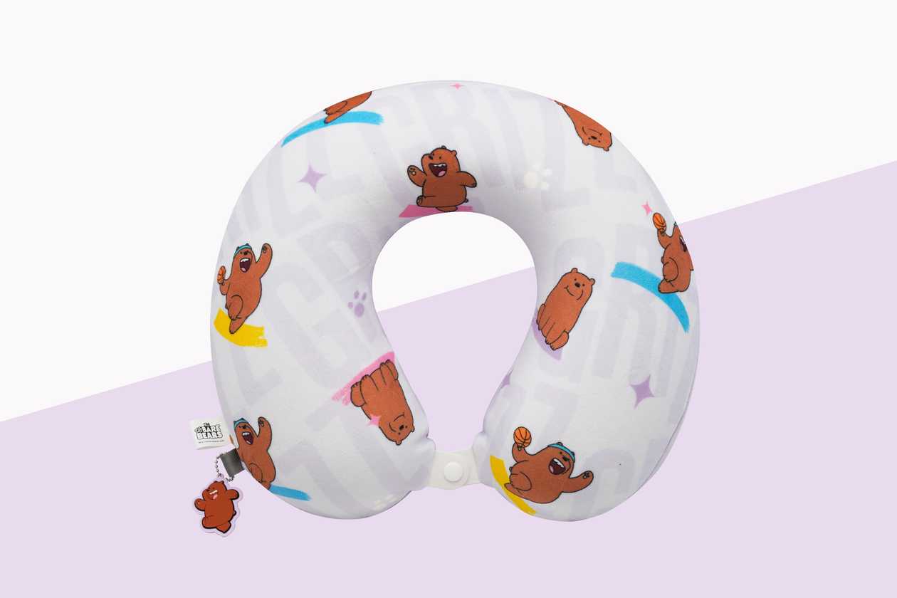 კისრის ბალიში/We Bare Bears Seaside Music Festival Neck Pillow (Grizz)