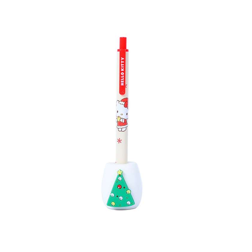 Sanrio characters Christmas Collection Ballpoint Pen Set (0.7mm, Black) (Hello Kitty)PDQ