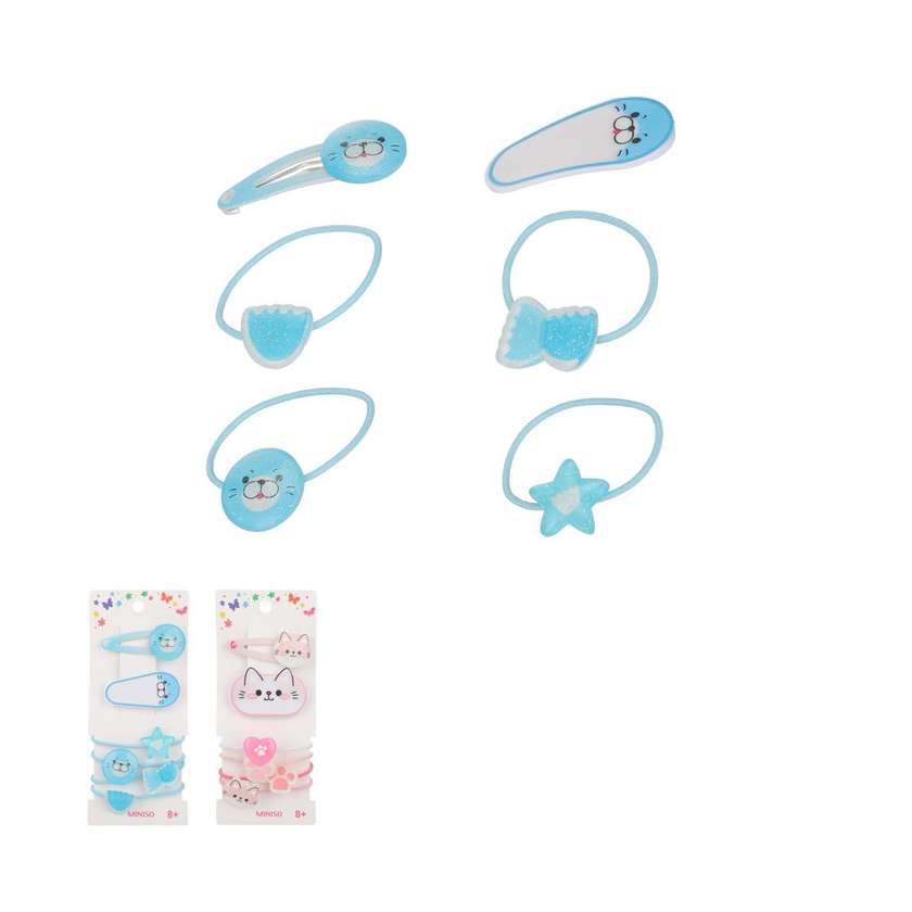 Animal Faces Collection Kids Hair Ties