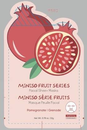 სახის ნიღაბი/Fruit Series Hydrating Facial Mask (Pomegranate)