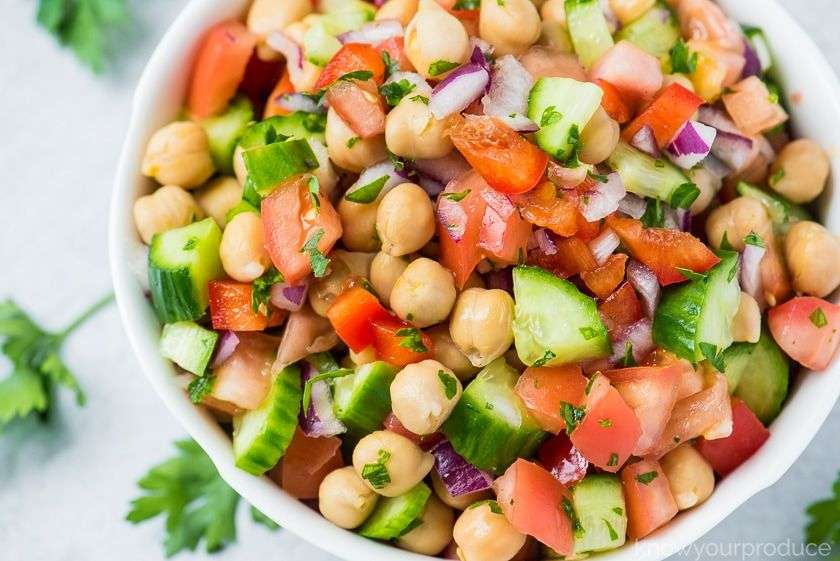 Healthy Chickpeas Salad