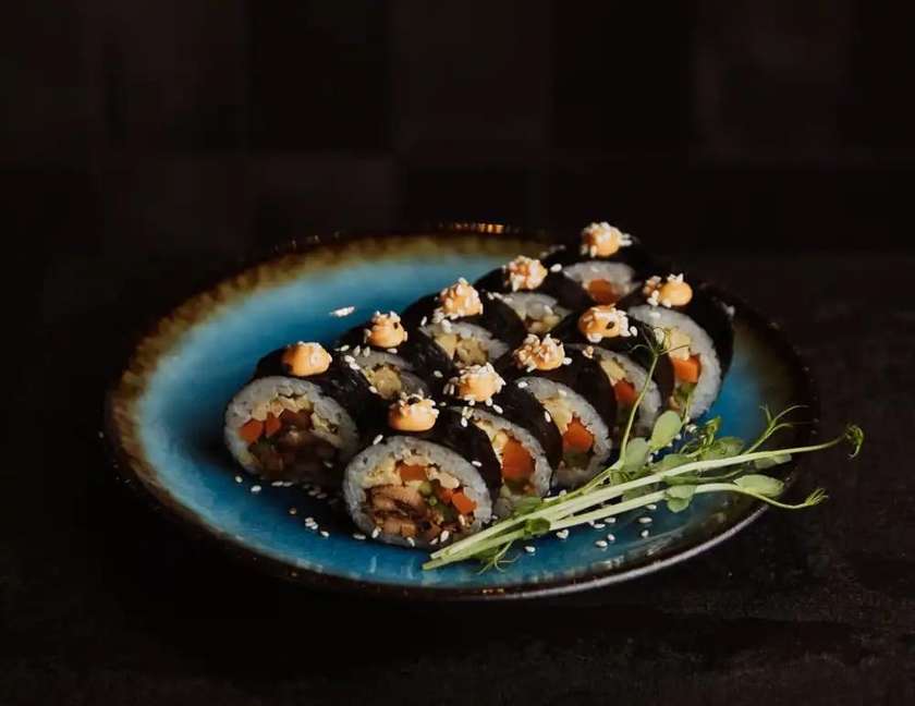 Salmon Kimbap Roll