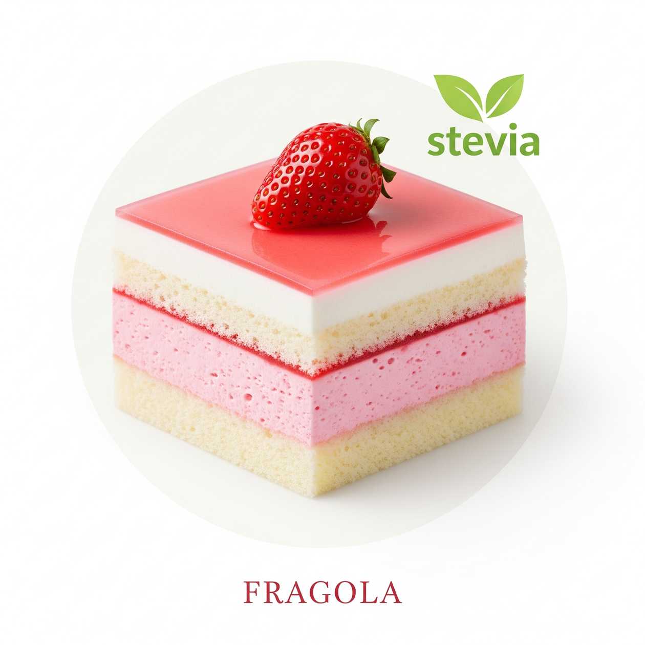 Tort Fragola fără zahăr - îndulcit cu Stevia