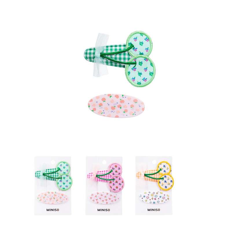 Cherry Hair Clips (2 pcs)