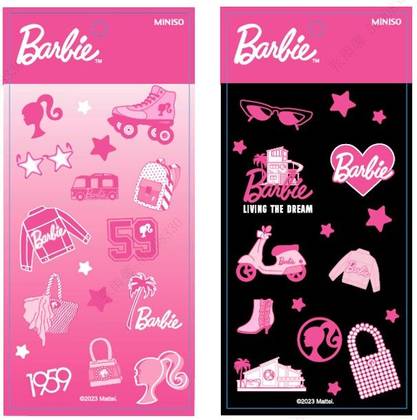 სტიკერები/Barbie Collection Epoxy Stickers (2 Assorted Models)