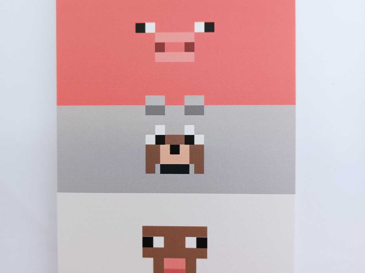 ბლოკნოტი/Minecraft - Embossed Upper Wire-bound Book (B) (80 Sheets)