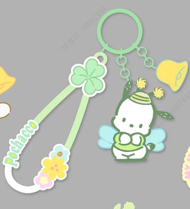 მობილურის საკიდი/Sanrio characters Spring Bee Phone Charm Strap(Pochacco)