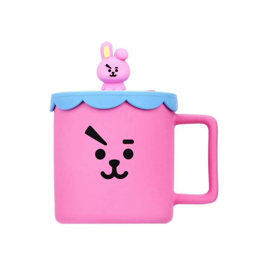 კერამიკის ჭიქა/BT21 Collection Ceramic Cup with Silicone Lid (425mL)(COOKY)