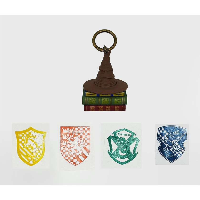 Harry Potter Sorting Hat Stamp Keychain