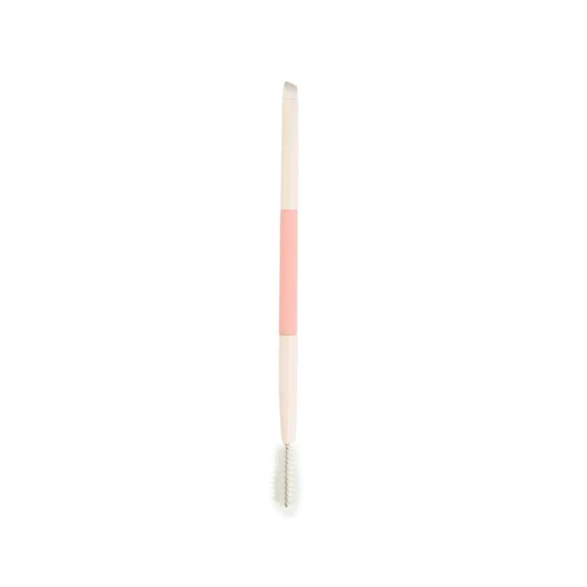 Peach Pink Series Dual-Sided Eyebrow Brush