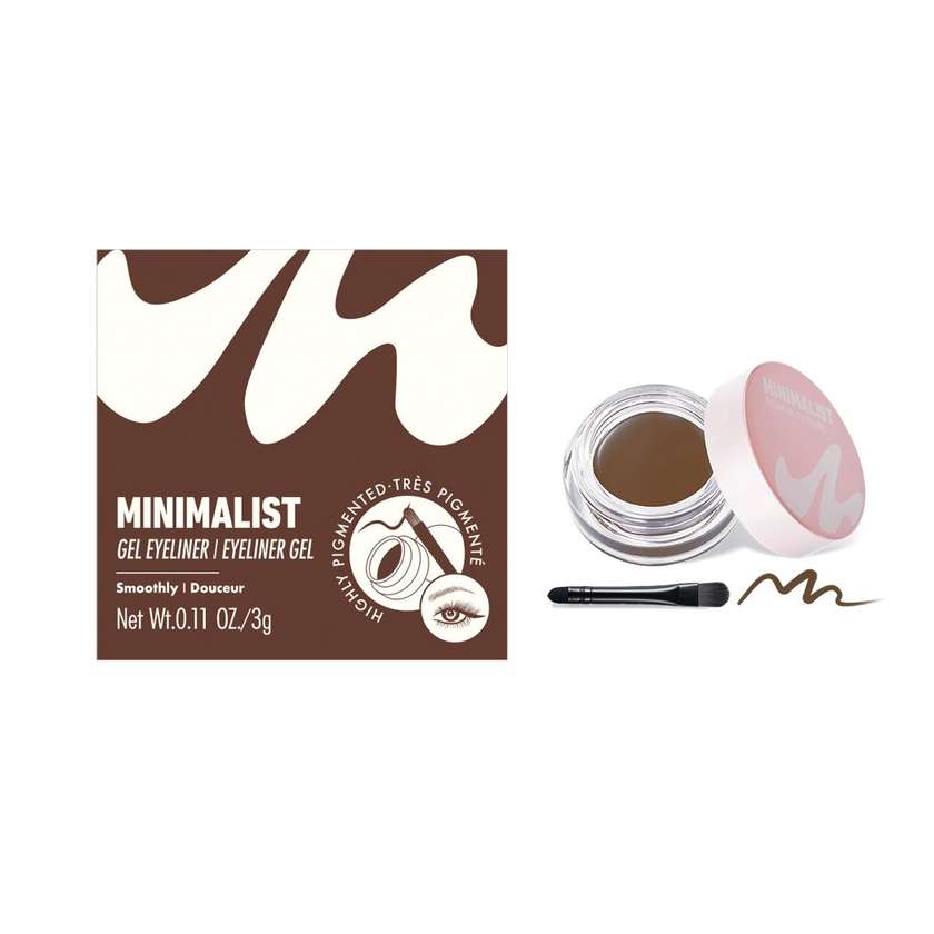 თვალის ლაინერი/Minimalist Cream Eyeliner (03 Warm Brown)