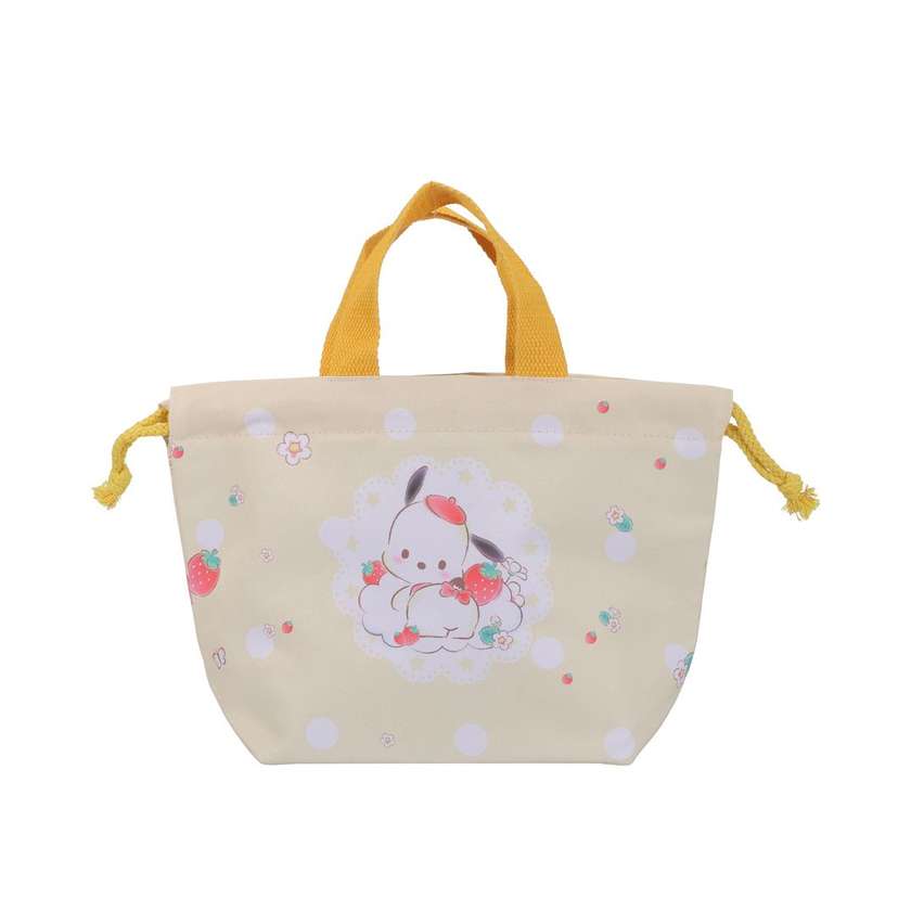 Sanrio characters Drawstring Bento Bag (Pochacco)