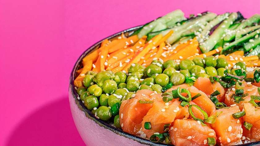 Poke sashimi