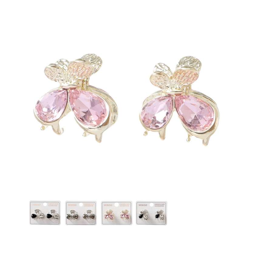 Bowknot Mini Hair Claw Clips (2 pcs)