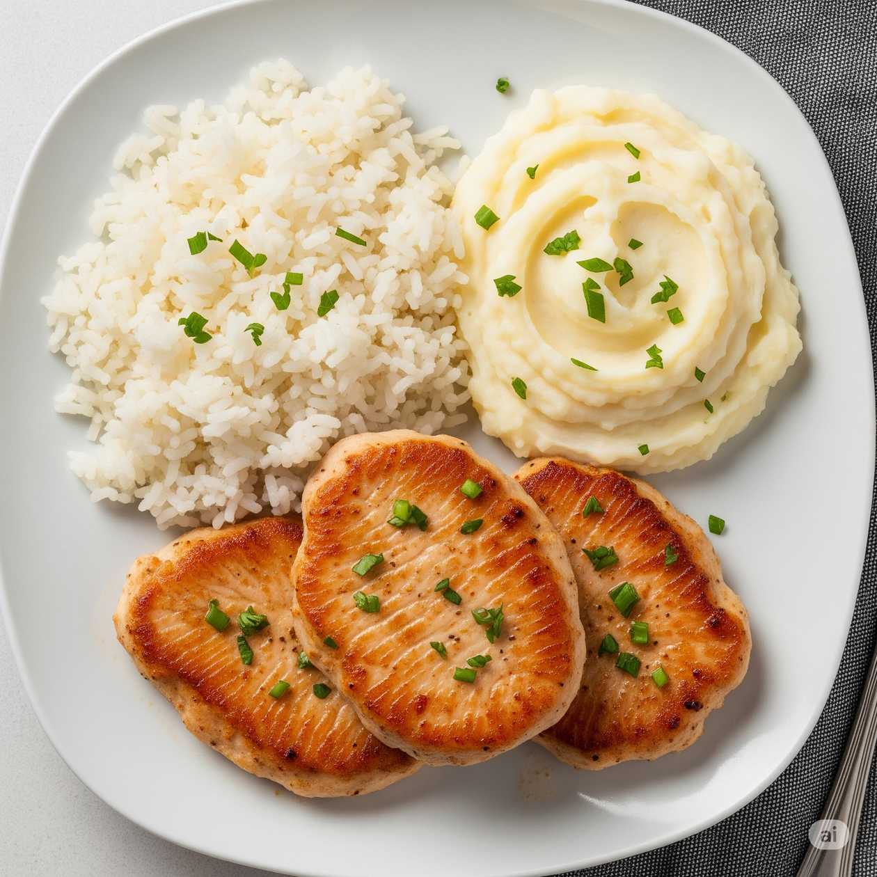 Panadinhos de Perú com Arroz e Batata