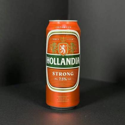 Canned Beer Import "Holland Strong"