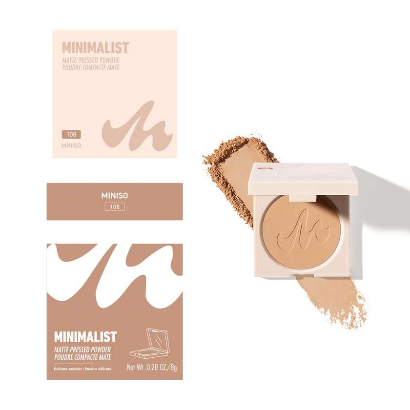პუდრი/Minimalist Matte Pressed Powder (108)