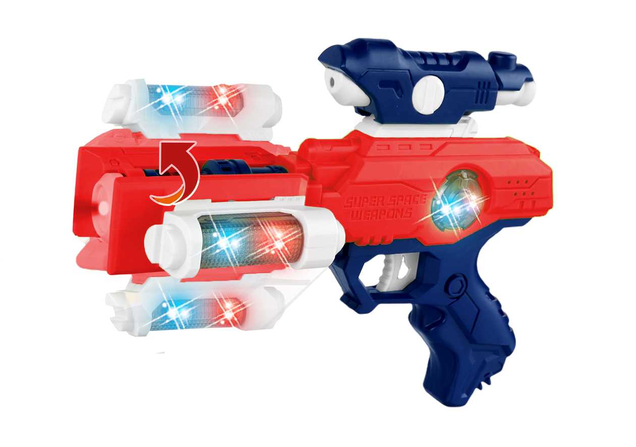Outer Space Light & Sound Gun(Red)
