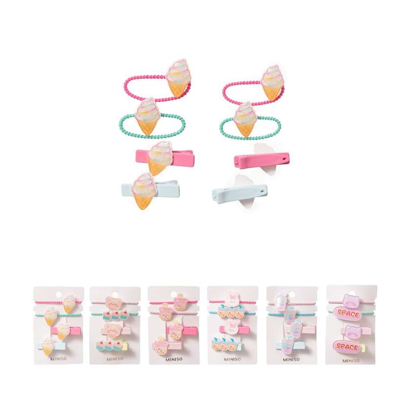 Cartoon Hair Clips Set 1