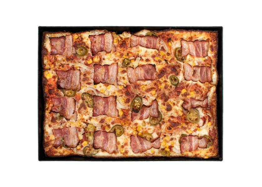 Pizza Hot Bacon XL 30x40cm