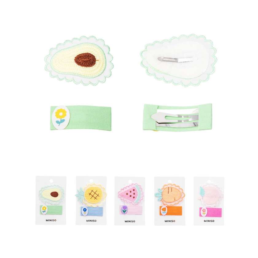თმის სამაგრი/Fruit Hair Clips (2 pcs)