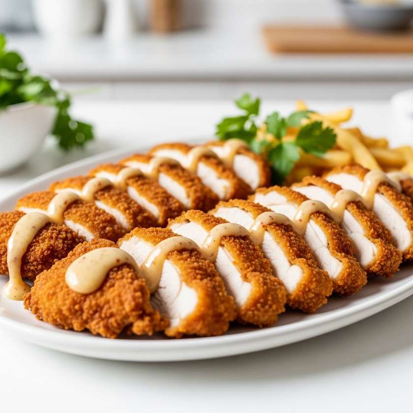 12. Křupavé Kuře s Omáčkou