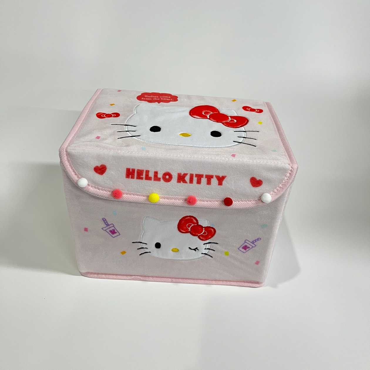 სათავსო ყუთი/Hello Kitty Small Cloth Storage Box with Lid