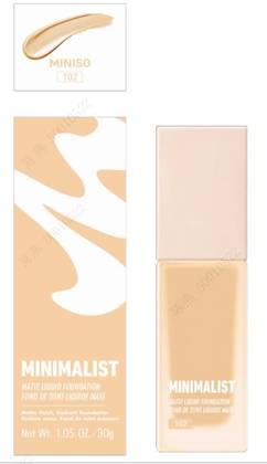ტონალური კრემი/Minimalist Matte Liquid Foundation (102)
