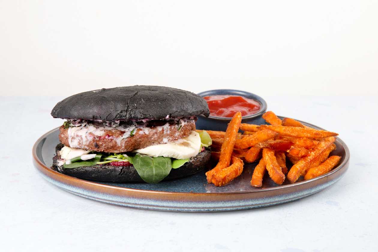 Black Burger Na Plech