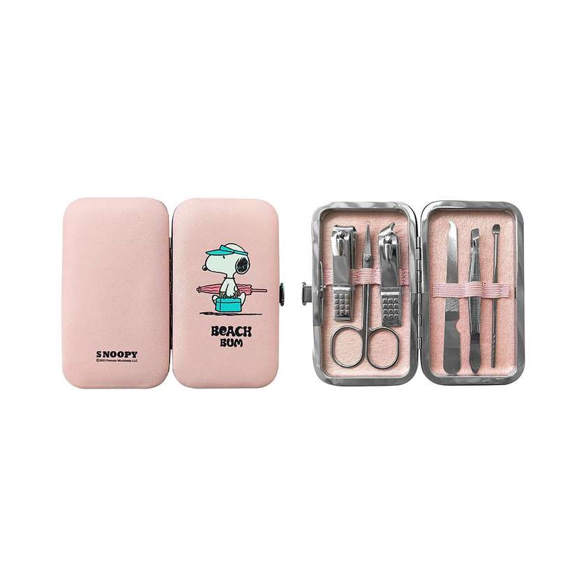 ფრჩხილის მოვლის ნაკრები/Snoopy Summer Travel Collection Personal Care Set (6 pcs)