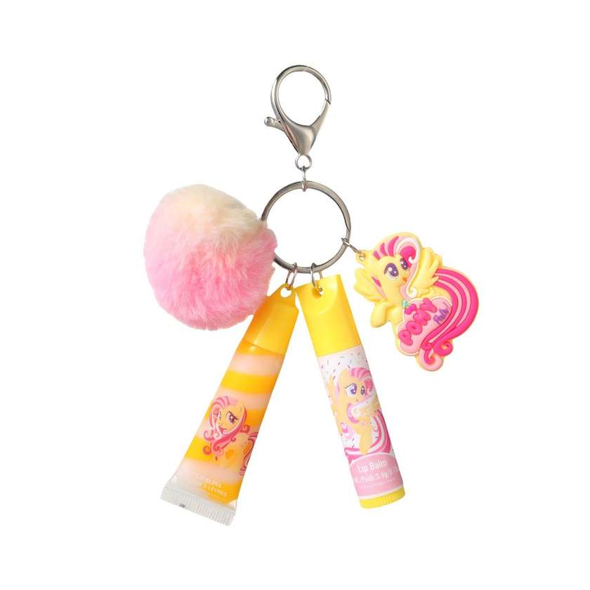 საბავშვო ტუჩის მოვლის ნაკრები/My Little Pony Collection Lip Care Keychain (Fluttershy)