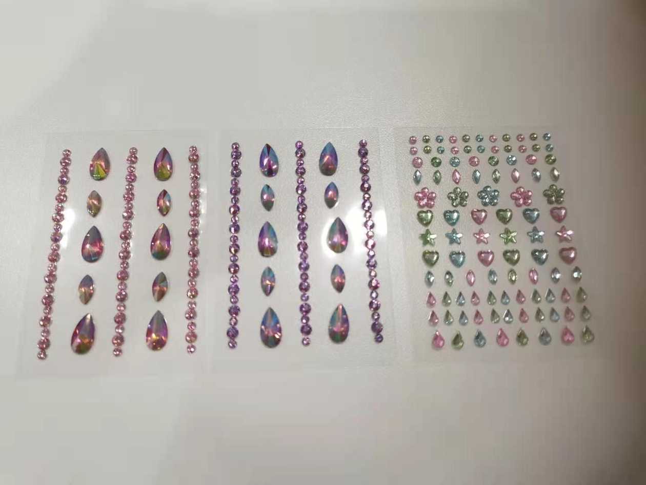 სტიკერები/Illusion Collection Gem Stickers (3Types) (B)