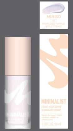 თხევადი ჰაილაითერი/Minimalist Liquid Highlighter (03 Pearlized Purple)