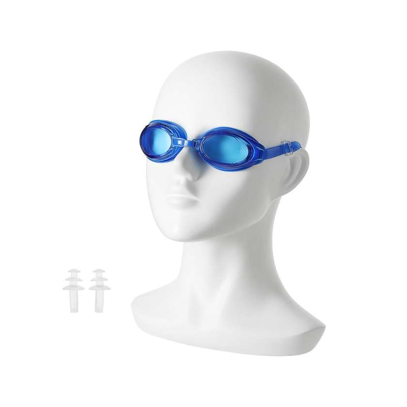 Adults Basic Swimming Goggles(Dark blue)