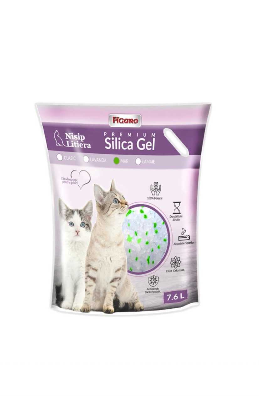 Figaro Premium Silica Gel Cat Litter 7.6L - Assorted Scents