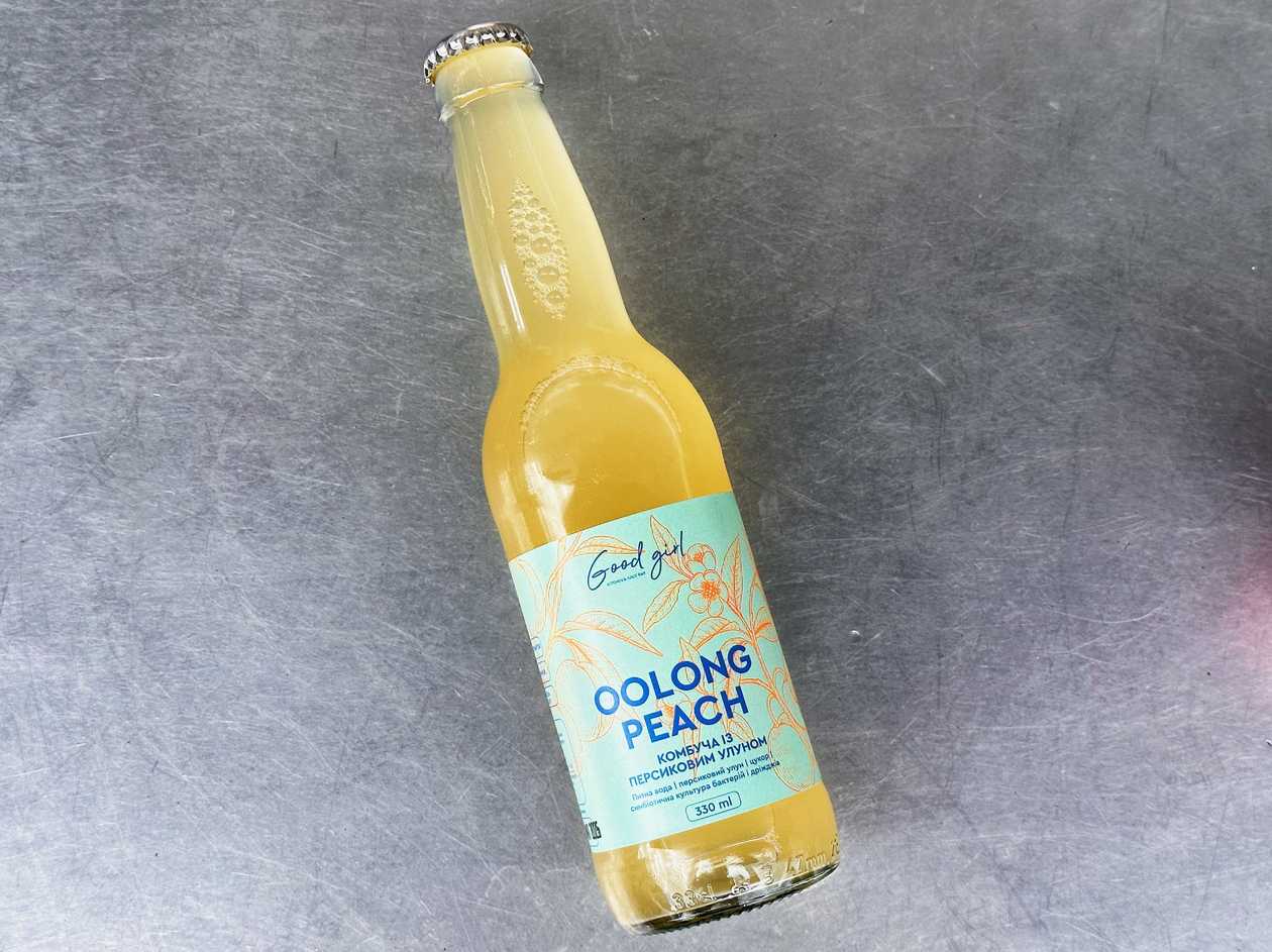 OOLONG PEACH KOMBUCHA (330 ml)