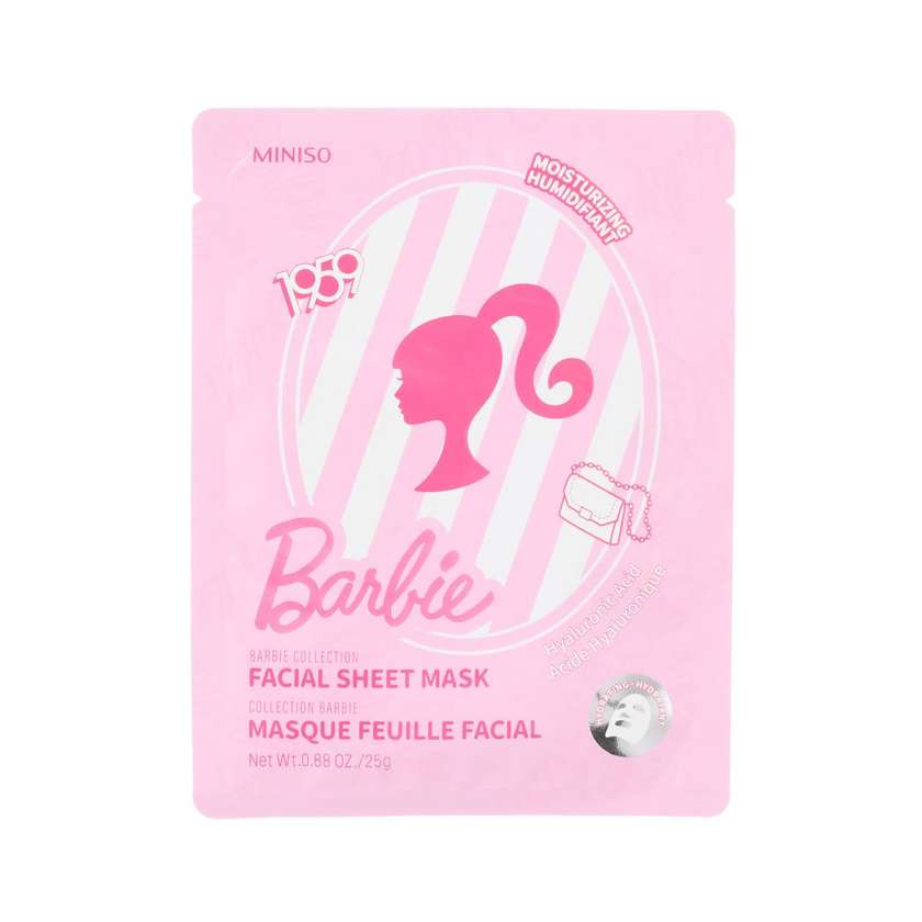 სახის ნიღაბი/Barbie Collection Facial Sheet Mask (Hyaluronic Acid)