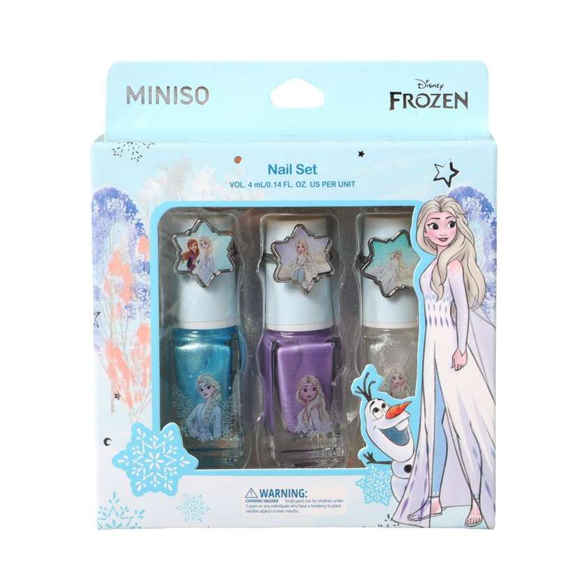Disney Frozen Collection Kids Nail Polish & Ring Set