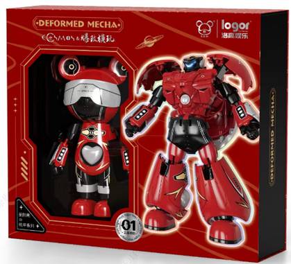 სათამაშო ტრანსფორმერი/Interstellar Bear Mecha Series(Red)
