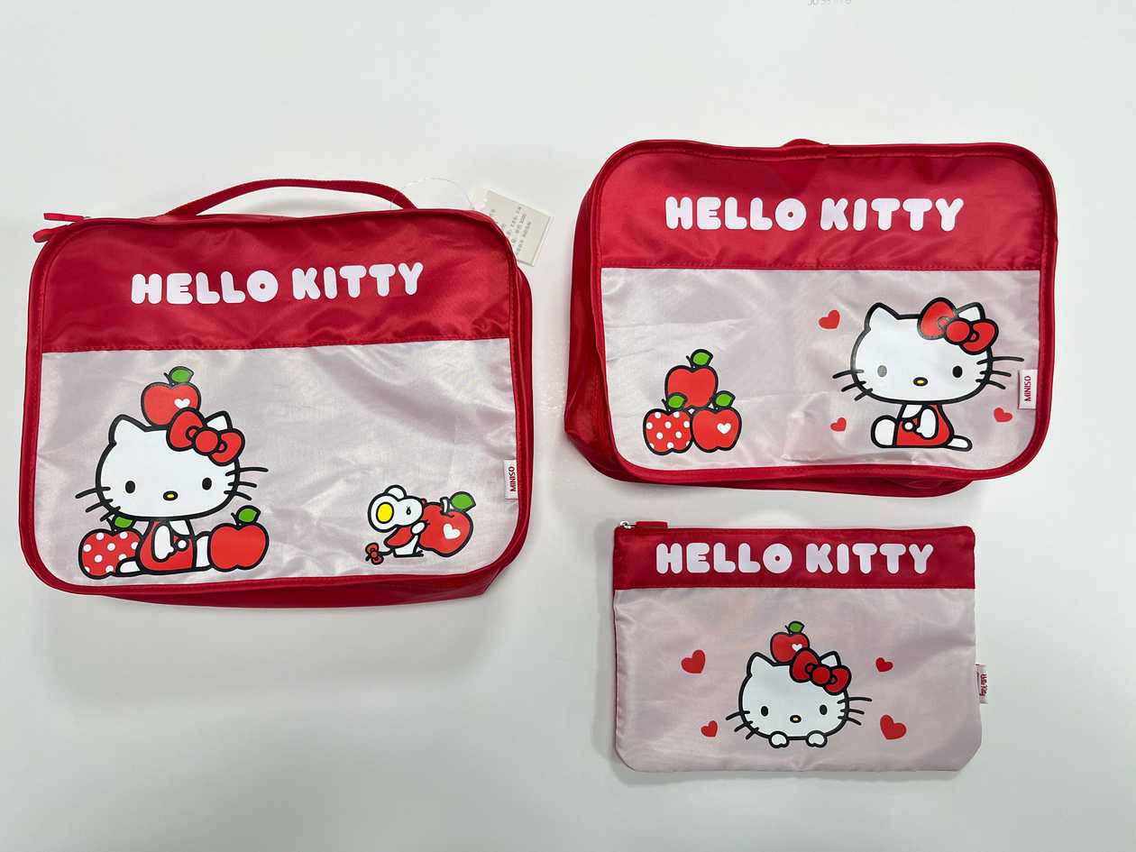 სათავსო ჩანთა/Hello Kitty Apple Collection Clothes Storage Bags (3 pcs)