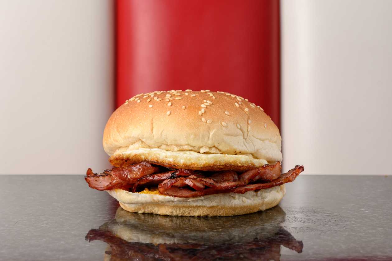 Mini Bacon Egg Bun