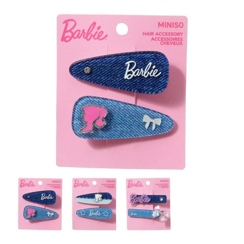 Barbie Pink Collection Hair Clips (2 pcs)
