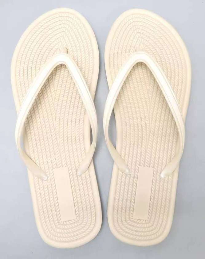 ქალის ჩუსტი (35-36)/Wonderful Summer Series Womens Flip-Flops (Beige,35-36)