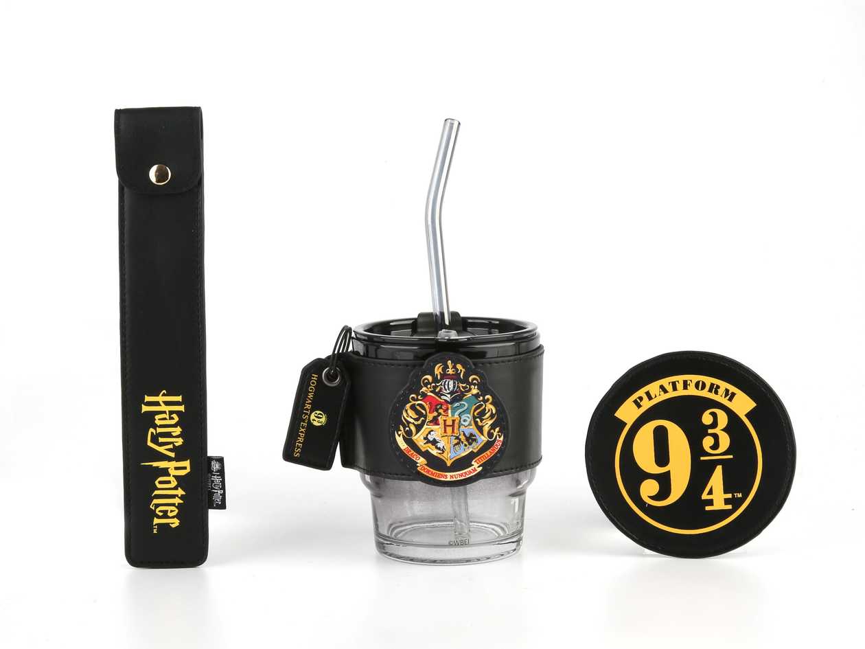 ჭიქა საწრუპით/Harry Potter Glass Tumbler Set (390mL)