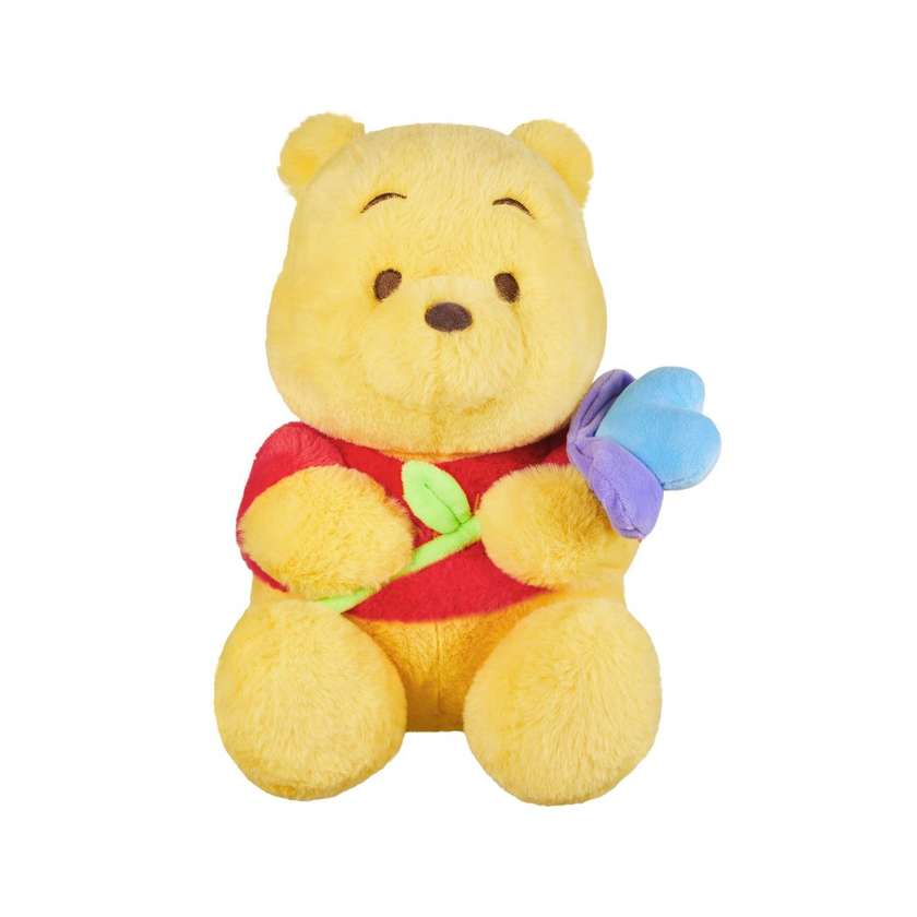 რბილი სათამაშო/Winnie-the-Pooh Collection 12in. Holding Flower Plush Toy(Winnie-the-Pooh)