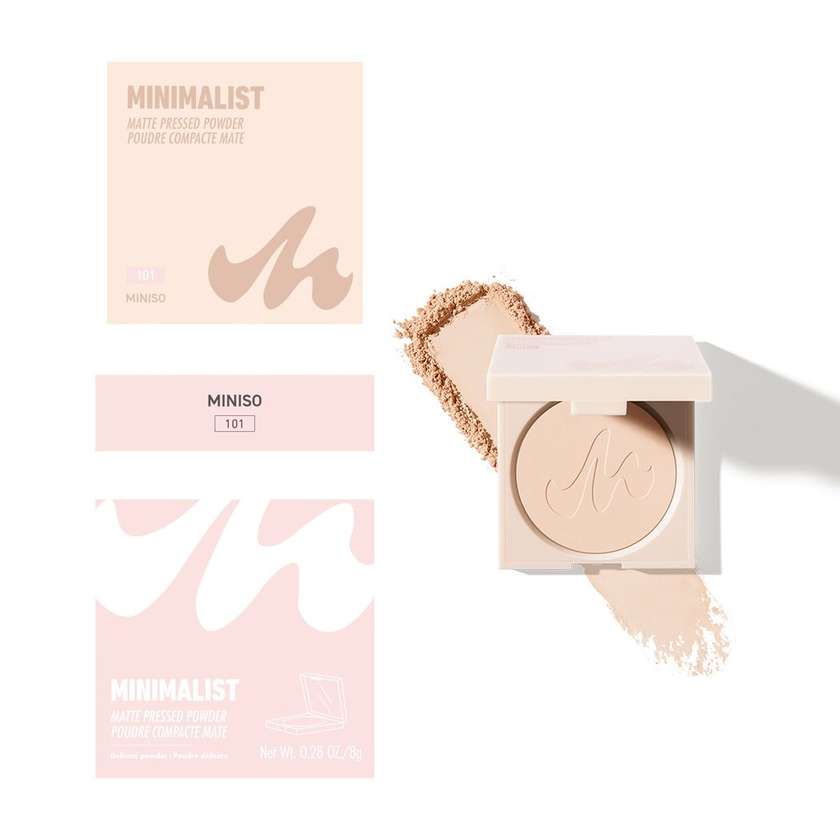 პუდრი/Minimalist Matte Pressed Powder (101)