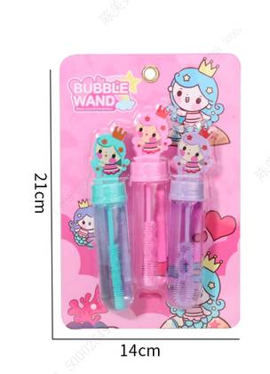 Mini Bubble Wand (3 Pcs) (Flower Fairy)