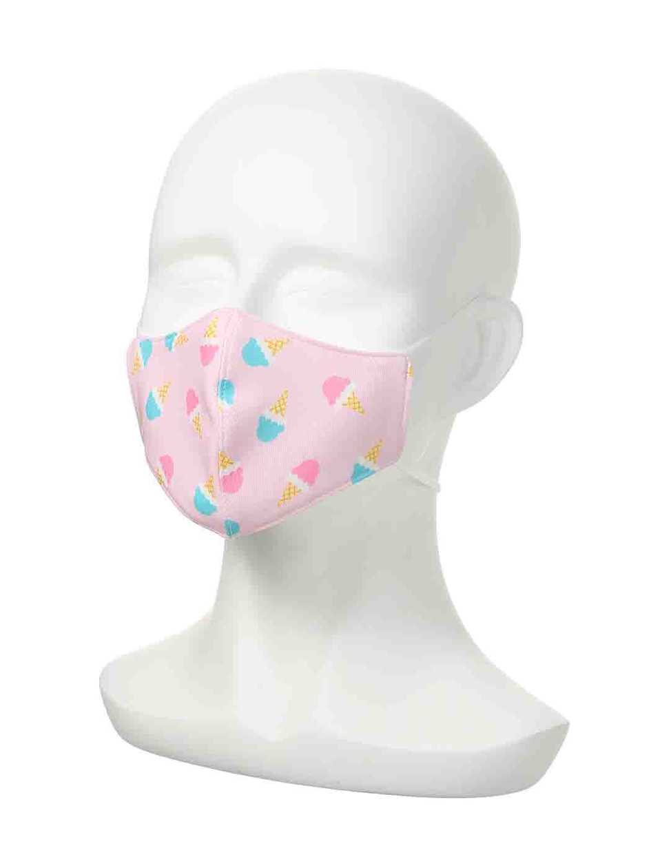 საბავშვო პირბადე/Dessert Shop Series Printed Face Mask for Kids (Ice cream)