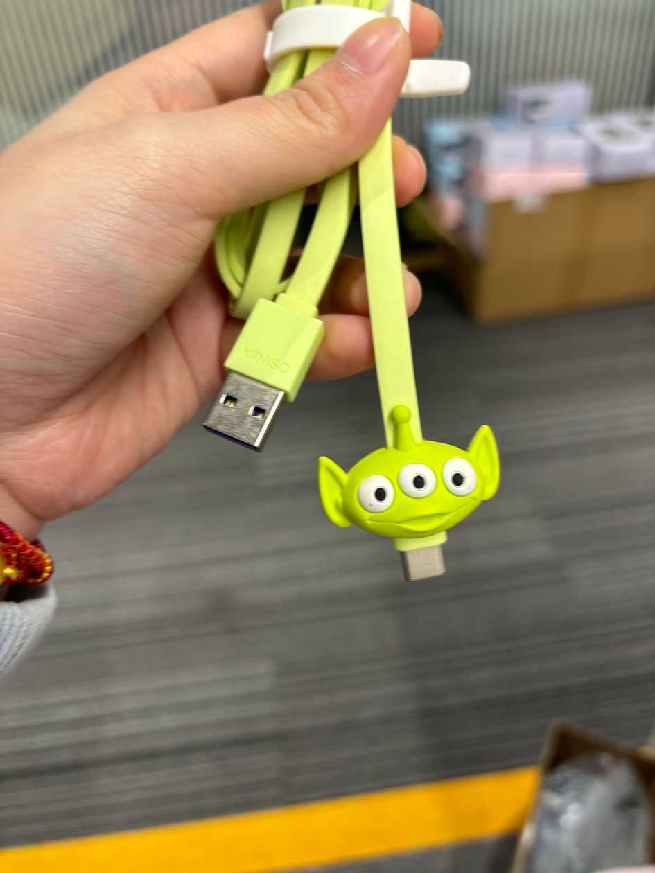 USB სადენი/Disney Collection 8-PIN Charging Cable(Alien)