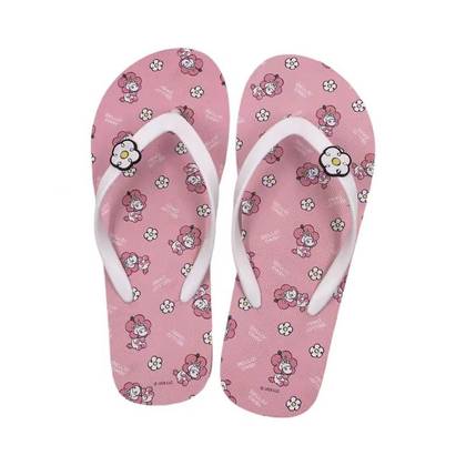 Daisy Minions Collection Women＇s Flip-Flops (Pink, 35-36)